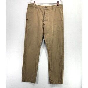 Todd Snyder Pants Men 35x32 Tan Selvedge Chino Japan 100% Cotton Everyday Modern
